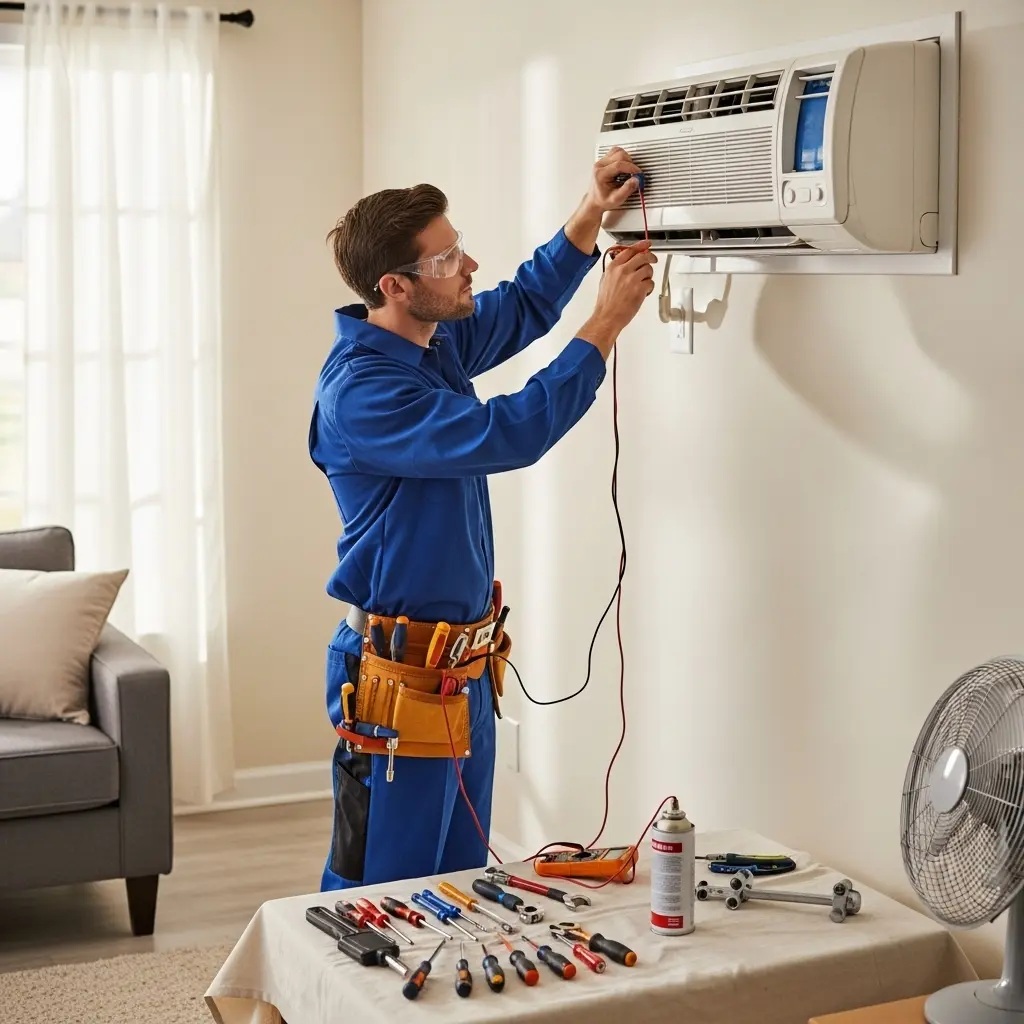 Salihli Whirlpool Whirlpool klima gaz dolumu ve bakım – Enerji verimliliği artırıldı. - Teknik servis örneği